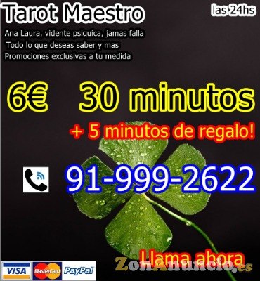 Vidente  y tarotista perfeccionada a tan solo 6 euros